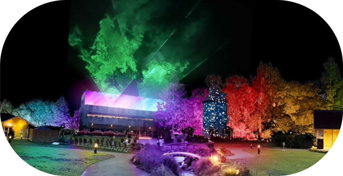 オーロラの競演